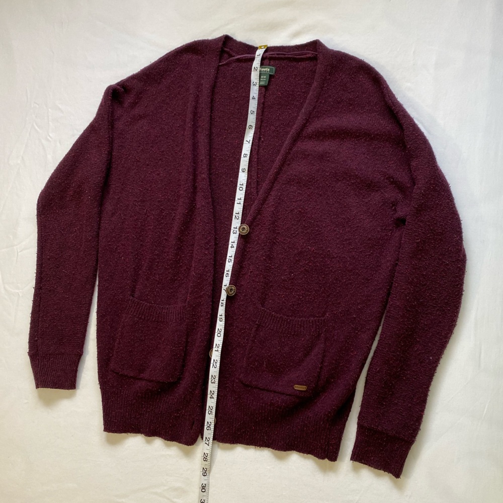 Medium Maroon Roots Cardigan - Picture 4 of 9